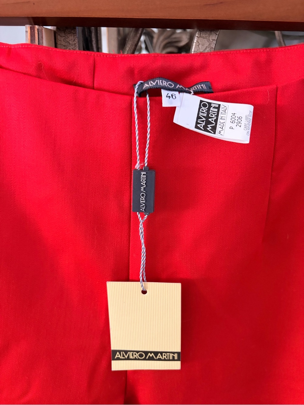 Alviero Martini Vibrant Red Garment with Tag